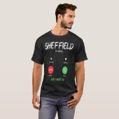 Sheffield noemt de Engelse City Trip Migration T-shirt (Voorkant volledig)