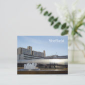 Sheffield Sheaf Square Briefkaart (Staand voorkant)