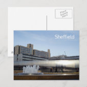 Sheffield Sheaf Square Briefkaart (Voorkant / Achterkant)