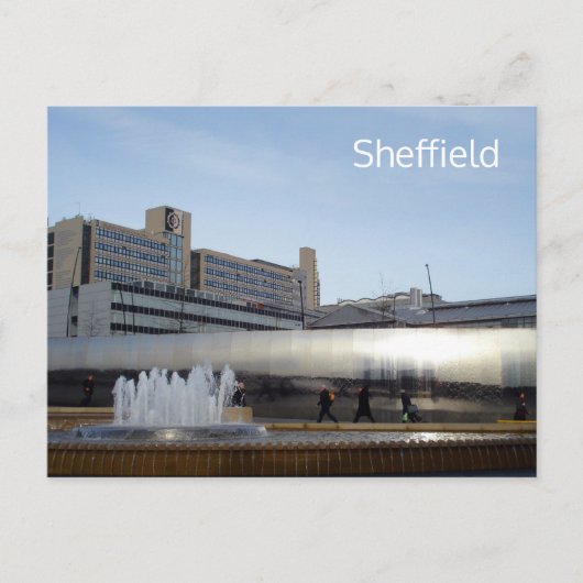 Sheffield Sheaf Square Briefkaart (Voorkant)
