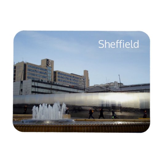 Sheffield Sheaf Square Magneet (Horizontaal)