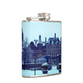 Sheffield Townhall, in de sneeuw Heupfles (Rechts)