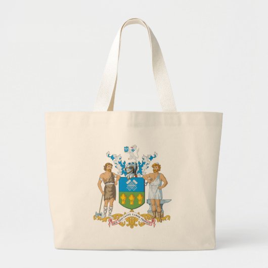 Sheffield wapenschild grote tote bag (Voorkant)