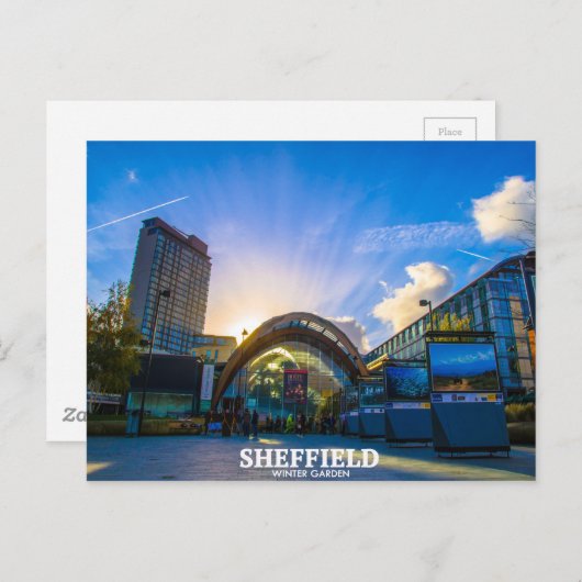 Sheffield Winter Garden Briefkaart (Voorkant / Achterkant)