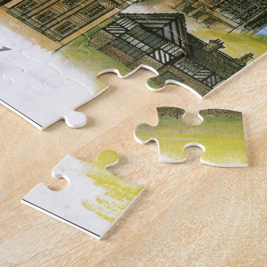 sheffield - zuid - yorkshire , tony fernandes legpuzzel (Zijkant)