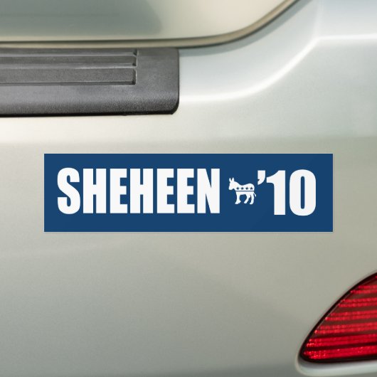 SHEHEEN 2010 BUMPERSTICKER (Op auto)