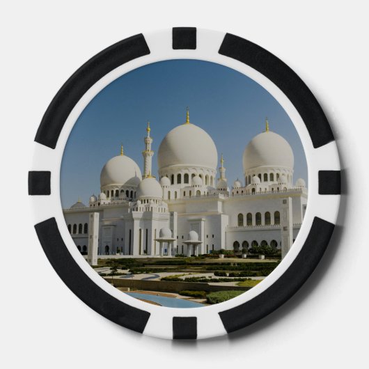 Sheik Zayed Grand Mosque, Abu Dhabi Pokerchips (Voorkant)
