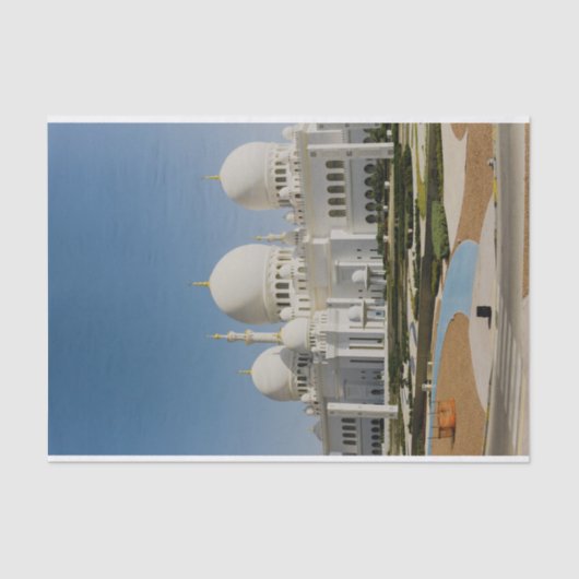 Sheik Zayed Grand Mosque, Abu Dhabi Tissuepapier (Voorkant)