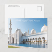 Sheik Zayed Grand Mosque Briefkaart (Voorkant / Achterkant)