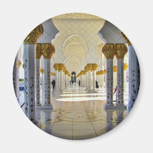 Sheik Zayed Grand Mosque Corridor Magneet (Voorkant)