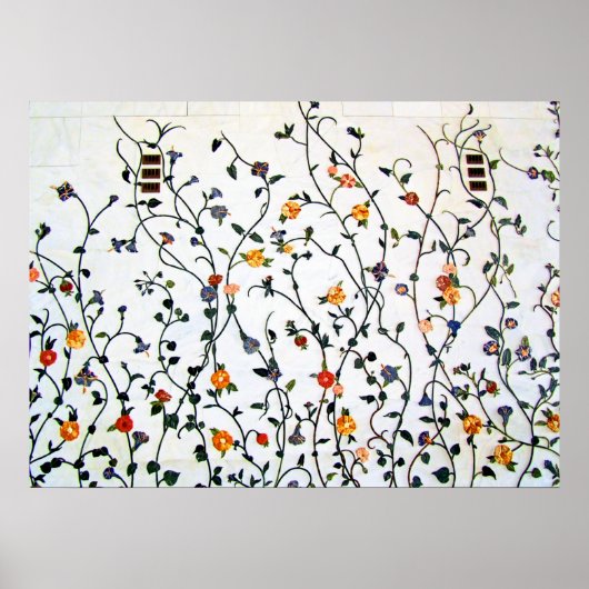 Sheik Zayed Grand Mosque Foyer Poster (Voorkant)