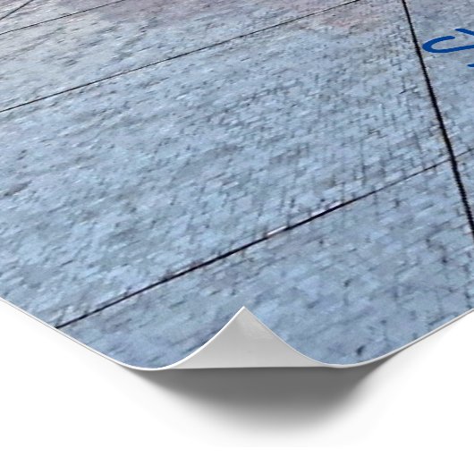 Sheik Zayed Grand Mosque Plaza Poster (Hoek)