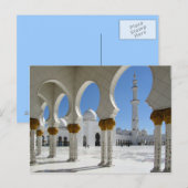 Sheik Zayed Grand Mosque Porticos 1 Briefkaart (Voorkant / Achterkant)