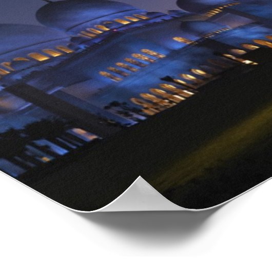 Sheik Zayed Mosque Poster (Hoek)