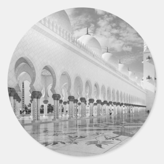 Sheik Zayed Mosque Ronde Sticker (Voorkant)