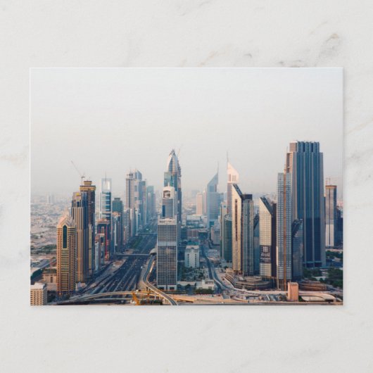 Sheik Zayed Road Briefkaart (Voorkant)