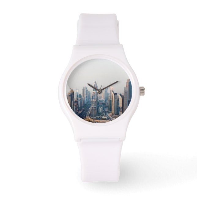 Sheik Zayed Road Horloge (Voorkant)