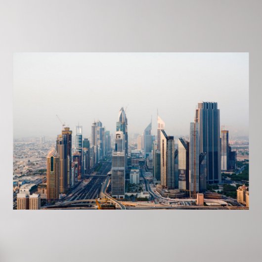 Sheik Zayed Road Poster (Voorkant)