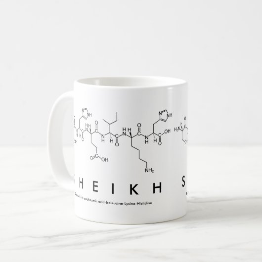 Sheikh peptide naam mok (Voorkant links)