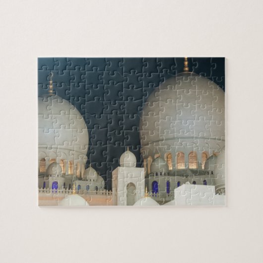 Sheikh Zayed Grand moskee in Abu Dhabi, Verenigde Legpuzzel (Horizontaal)