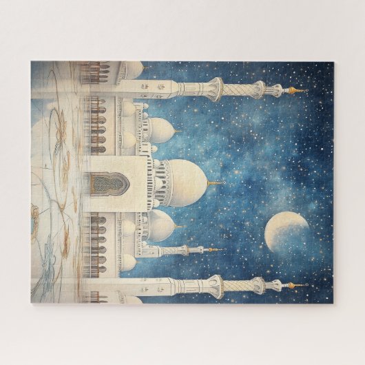 Sheikh Zayed Grand Mosque Abu Dhabi Legpuzzel (Horizontaal)