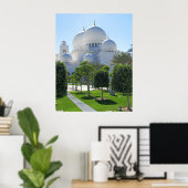 Sheikh Zayed Grand Mosque doma 1 Poster (Thuiskantoor)