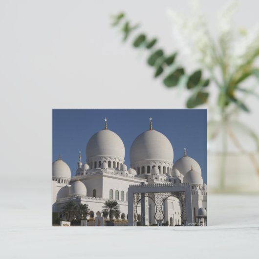 Sheikh Zayed Grand Mosque in Abu Dhabi Briefkaart (Staand voorkant)