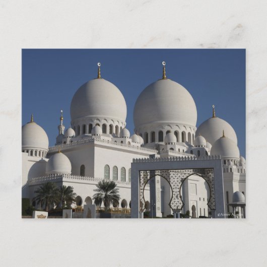Sheikh Zayed Grand Mosque in Abu Dhabi Briefkaart (Voorkant)
