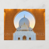 Sheikh Zayed-moskee, Abu Dhabi, VAE Reis Briefkaart (Voorkant)