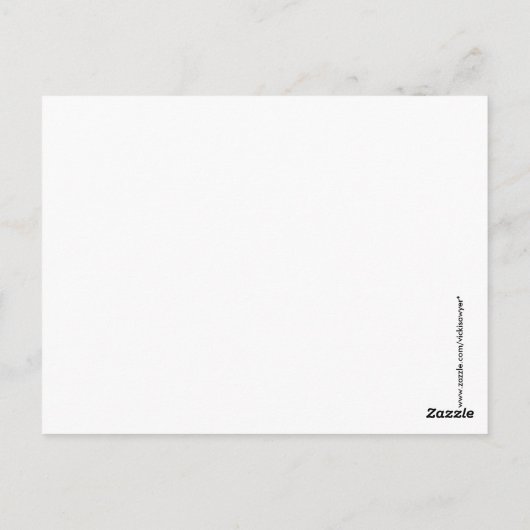 Sheila briefkaart (Achterkant)