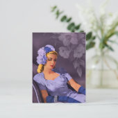 Sheila - Evening in Lavender en Mauve in de jaren Briefkaart (Staand voorkant)
