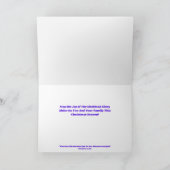 Shekinah Glory Christmas Star Wenskaart Kaart (Binnen)