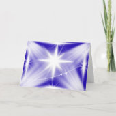 Shekinah Glory Christmas Star Wenskaart Kaart (Voorkant)