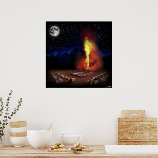 Shekinah Glory of God Poster (Keuken)