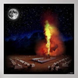 Shekinah Glory of God Poster