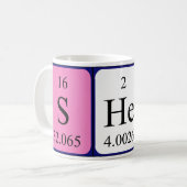 Shela periodieke tabel naam mok (Voorkant links)