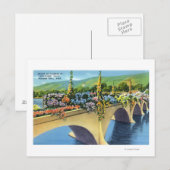 Shelburne Herfst Bridge of Flowers Briefkaart (Voorkant / Achterkant)