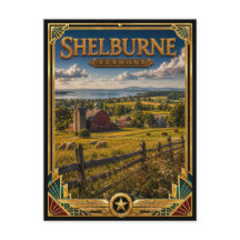 Shelburne Vermont Vintage Art Deco Gouden Tijdperk