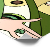 Shelby, 1920s Lady in Yellow and Olive Poster (Hoek)