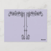 Shelby, 1930 Lady in Mauve en Grey Briefkaart (Achterkant)