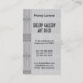 Shelby, 1930s Lady in Grey and Roos Visitekaartje (Achterkant)