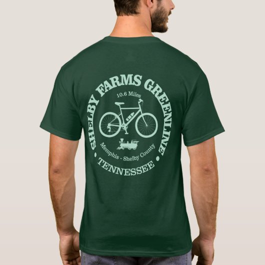 Shelby Boerderijen Greenline (fietsen) T-shirt (Achterkant)