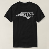 Shelby Charlotte Salisbury Area Code 704 Shirt, nr T-shirt (Design voorkant)