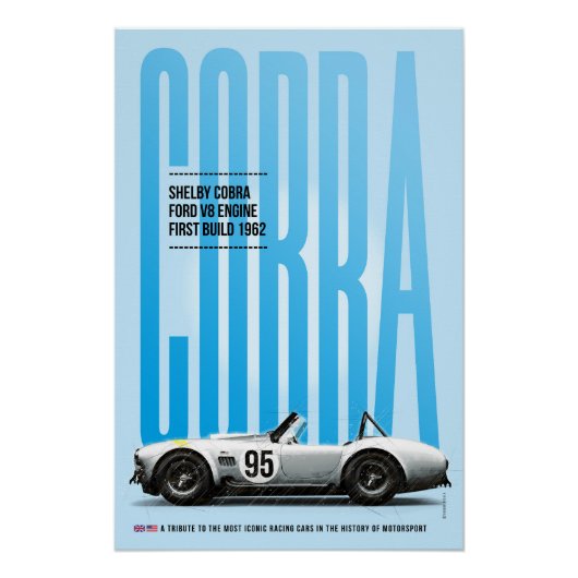 Shelby Cobra Tribute Perfect Poster (Voorkant)