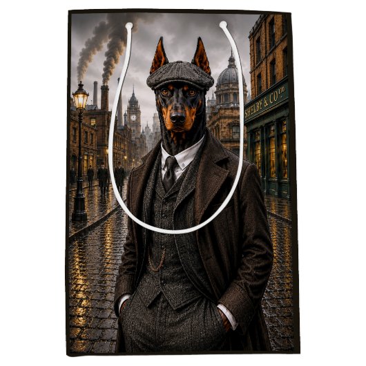 Shelby County Dobermann Medium Cadeauzakje (Voorkant)