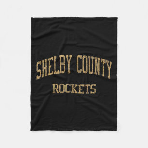 Shelby County High School Hs Shelbyville Ky Antiek Fleece Deken