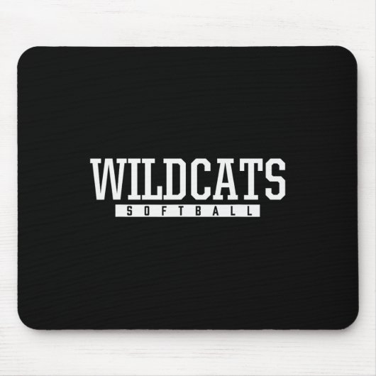 Shelby County Wildcats Softbal H.S. Muismat (Voorkant)