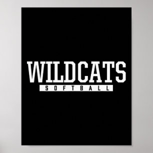 Shelby County Wildcats Softball H.S. Poster