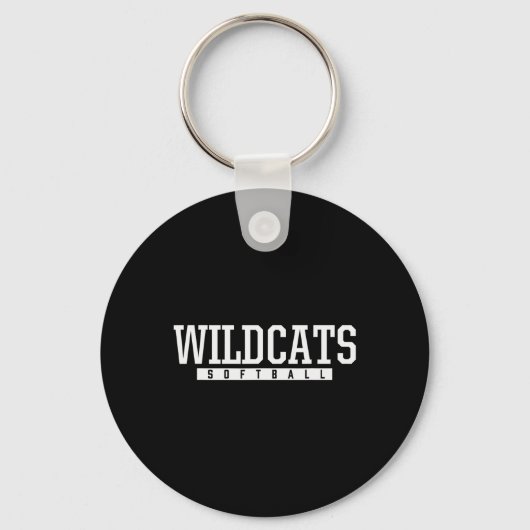 Shelby County Wildcats Softball HS Sleutelhanger (Voorkant)