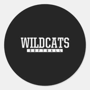 Shelby County Wildcats Softll Hs  Ronde Sticker